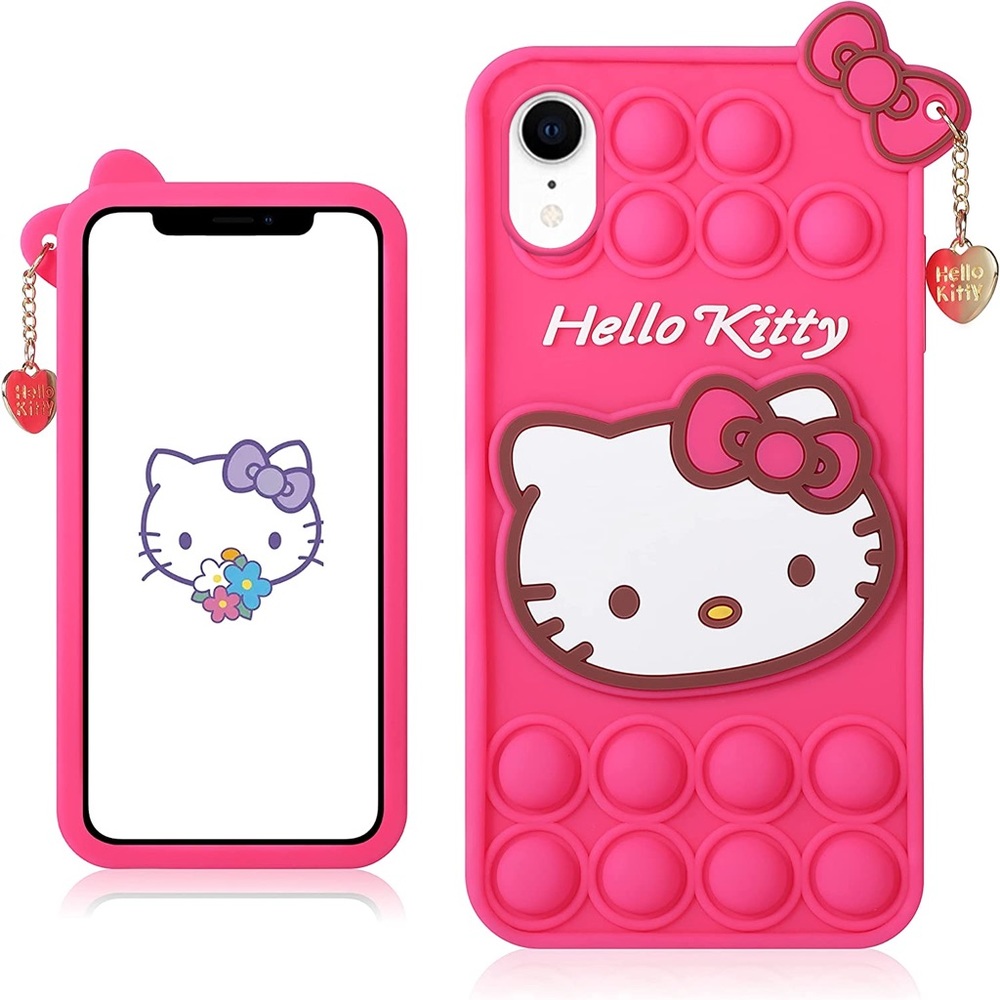 Hello Kitty pop it case for iPhone XR